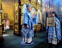 28 февраля 2021 г. – празднование 375-летия прославления Далматской иконы Божией Матери состоялось в Успенском Далматовском мужском монастыре.